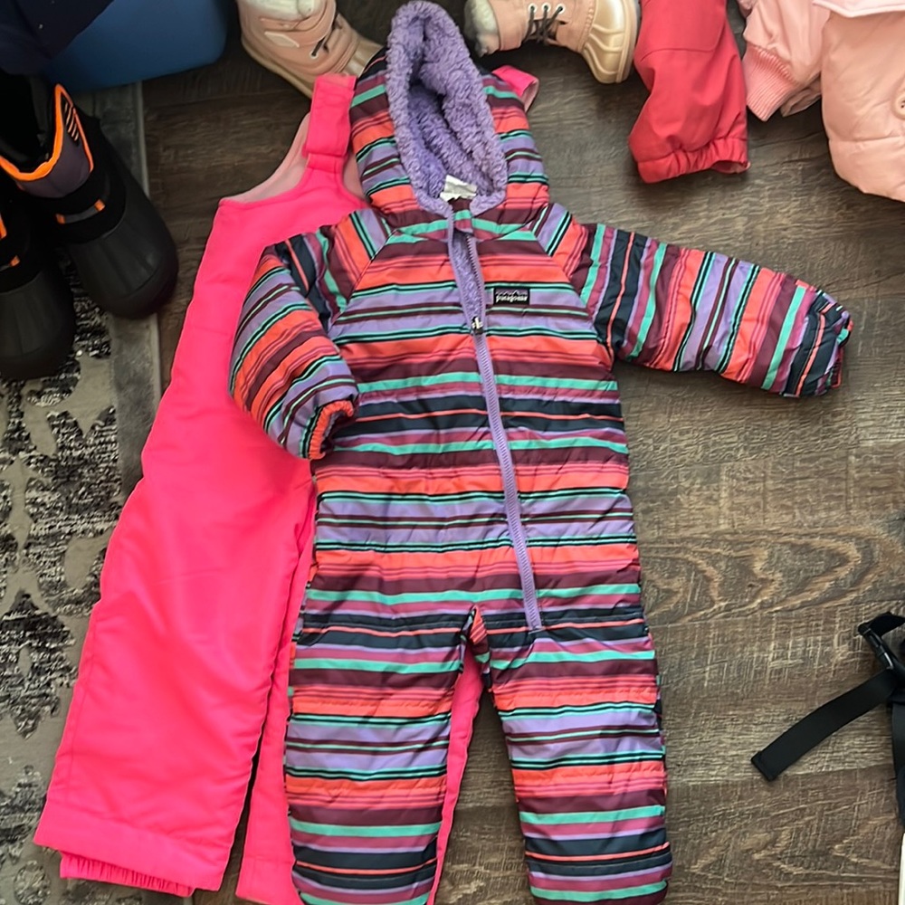 Patagonia baby snow suit